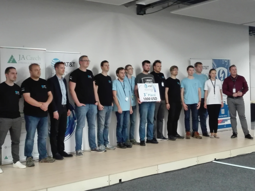 awarding prizes