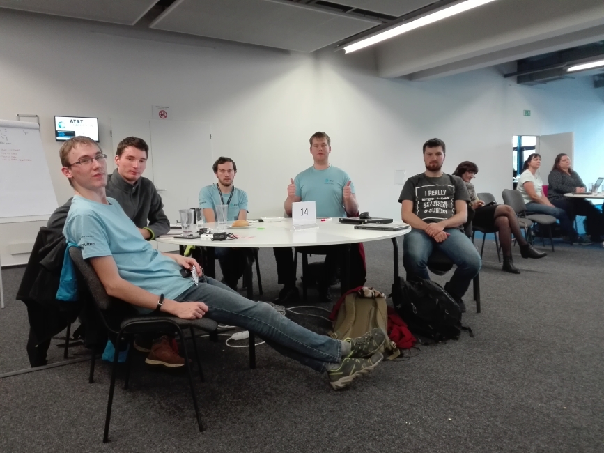 Our Hackathon team
